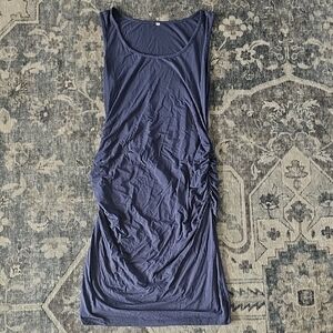 Maternity Blue Sleeveless Dress